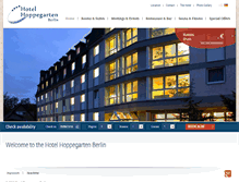 Tablet Screenshot of hotelhoppegartenberlin.com